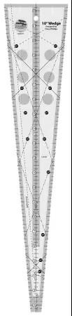 Fifteen (15) Degree Wedge Ruler Creative Grids Non-Slip