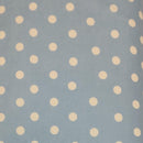 Flannel White Dots on Blue