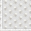 Gray Animals on White Woodland
