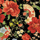 Imperial Focal Floral Metallic 24" Repeat