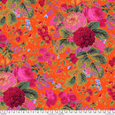 Kaffe Pink Orange Red Green Floral, Tomato