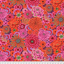 Kaffe Pink Orange Red Green Floral, Enchanted Rust
