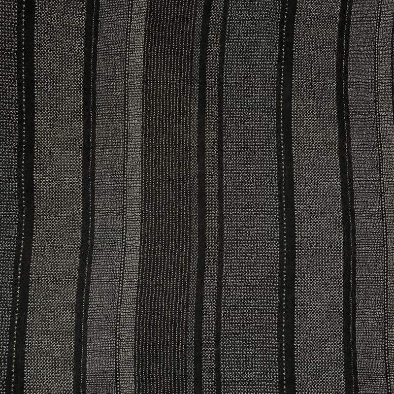 Large Woven Stripe Black & Tan