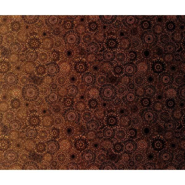 Ombre Rust on Rust Kaleidoscopes, around 3" in Diameter, Tonal