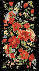 Panel: Imperial Bloom 24 x 43 Metallic