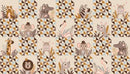 Panel: Wildly Cute Safari 24" x 43"
