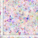 Pastel Butterflies on Floral