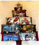 Pillowcases from Panels Christmas Book Pattern