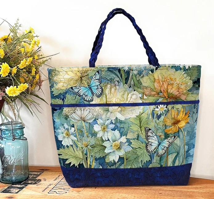 Playing w Panels Market Tote by J Minnis Designs