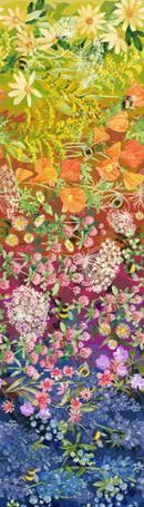 Rainbow Floral Ombre w Bees