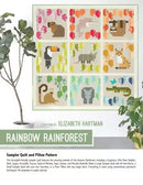 Rainbow Rainforest Pattern by Elizabeth Hartman