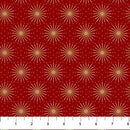 Red w Gold Bursts & Dots