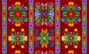 Regalia Wide Stripe Maroon Floral