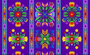 Regalia Wide Stripe Purple Floral