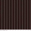 Route 66 Road Stripes Black Runs the length of fabric