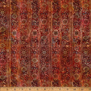 Rust w Rows of Rust Medallions