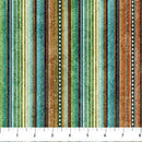 Sedona Spirit Plain Stripe Stonehenge Teal, Rust, Green