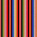 Serape Woven Texture Orange w Multi Colors