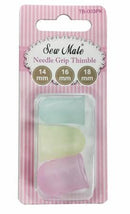 Sew Mate Needle Grip Thimbles 3 ct