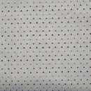 Tan w Square Dots in Rows Yarn Dyed Dobby