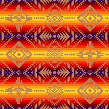 Thunderbird Blanket Stripe Red Tucson