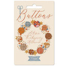 Tilda Creating Memories Autumn buttons, 10mm & 12mm 5 pc
