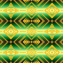 Tucson Greens & Gold Blanket Stripe