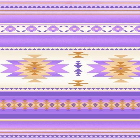 Tucson Lavendar, SW  blanket stripe light violet