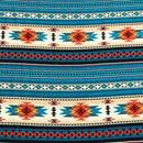 Tucson Turq SW blanket stripe