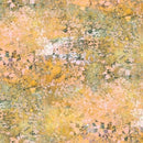 Watercolor flowers in Yellows Bushes In Yellows, Peach and Greens Reverie