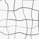 White Wavy Grid, Black lines, Inkwell