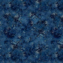 Blue w White Digital Lg Botanical Hint of Brown