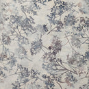 White w Taupe Purple Branches Hint of Gray