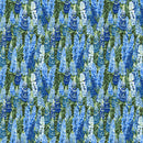 Woodland Lupine Blue & Green