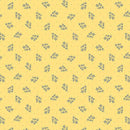 Yellow w Navy Mini Sprigs Maize Bouquet