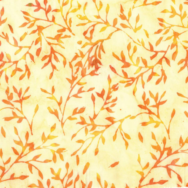 Yellow w Orange Leaf Sprigs