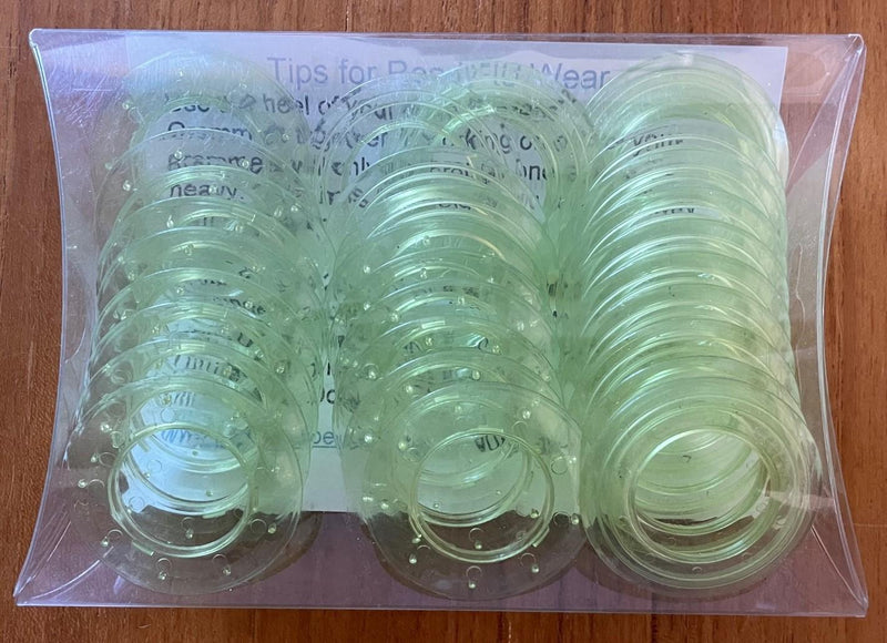 16 Translucent Grommets Lime