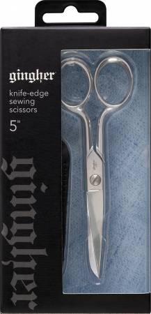 Knife Edge Scissors 5" Silver