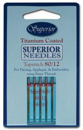 Superior Titanium Topstitch 80/12
