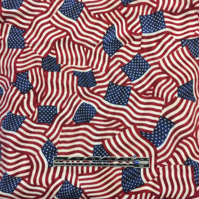 SALE: Flannel Packed USA Flags