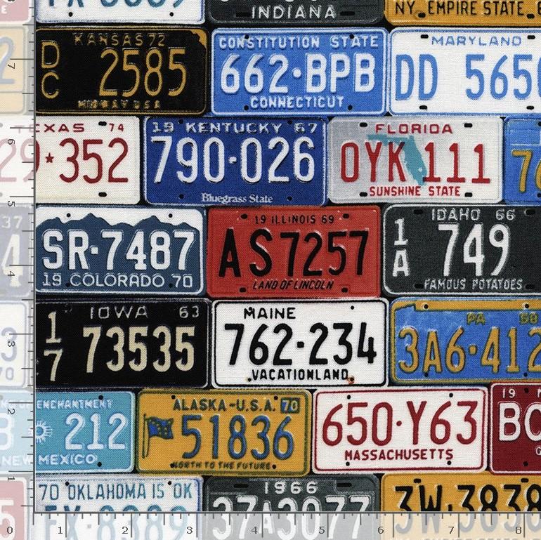 Mulit Colored License Plates