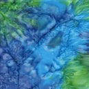 Rayon Teal with Green Marble