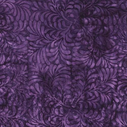 Rayon Purple Teardrop Fern