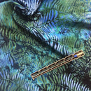 Blue & green Leaf Rayon