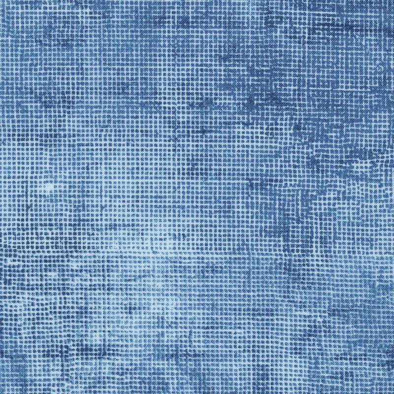 Denim Blue & Gray Screenprint Delft Chalk & Charcoal