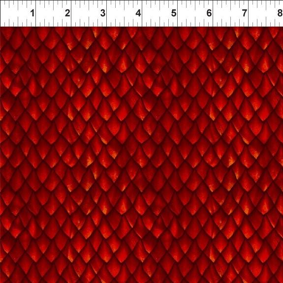 Dragon Scales in Red