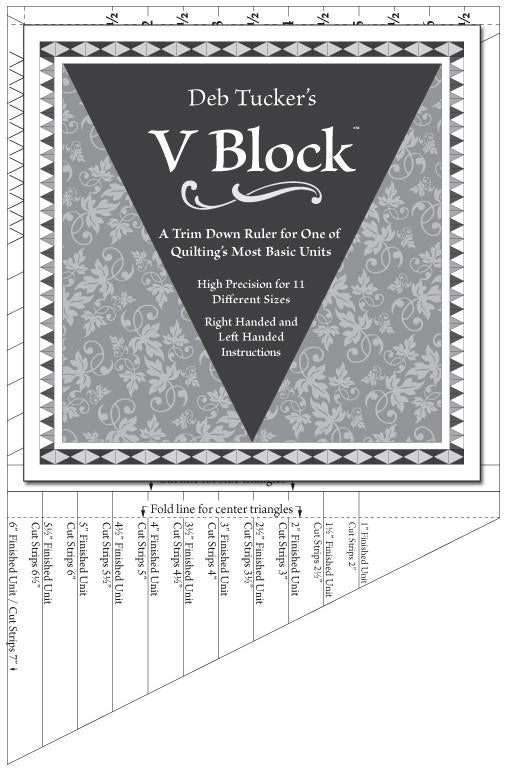 Studio 180 V Block Ruler and Instructions