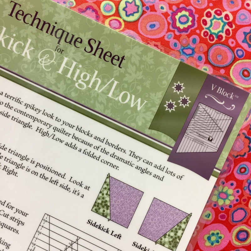 Sidekick & High/Low Technique Sheet Studio 180