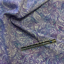Paisley Rayon purple on purple