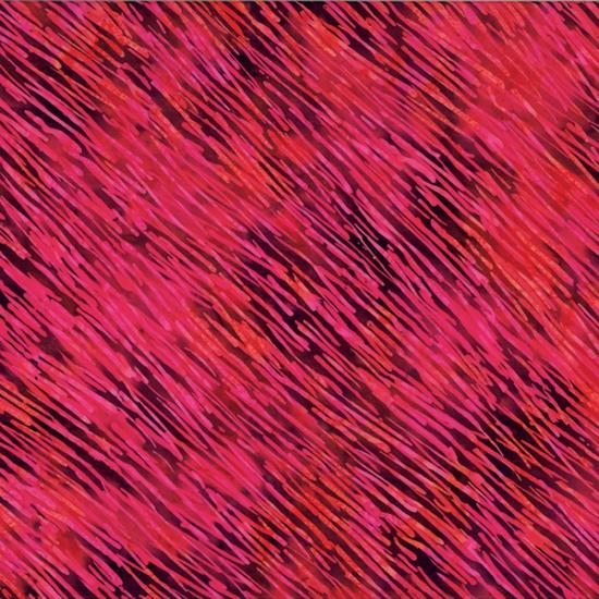 Fuschia Diagonal Lines Batik  Strawberry Daiquiri